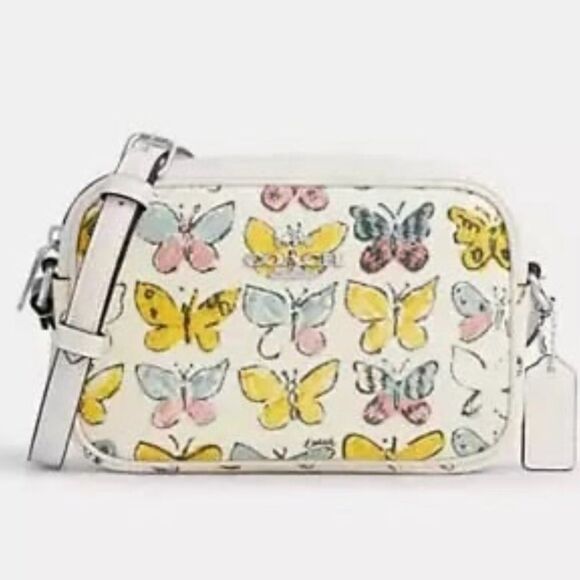 NWT - Coach Mini Jamie Camera Bag With Butterfly Print - Picture 1 of 5
